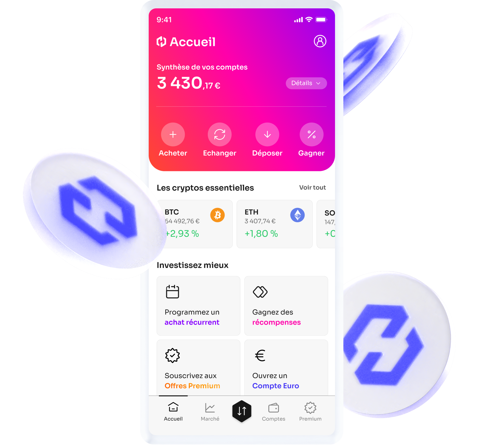 Coinhouse app
